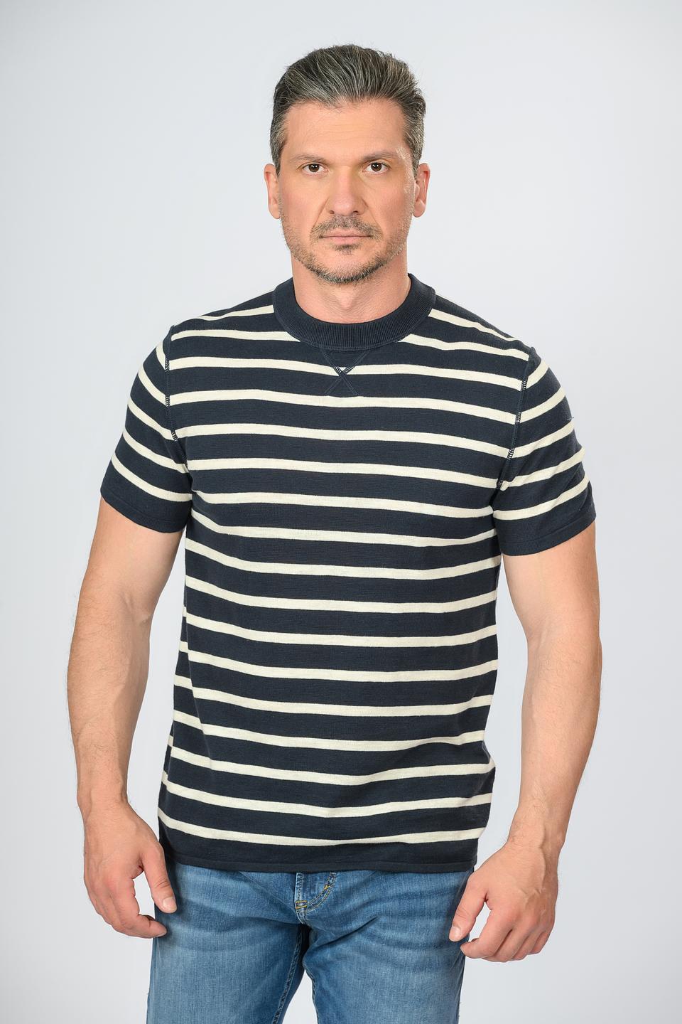 Джемпер Joop! муж. в полоску синий