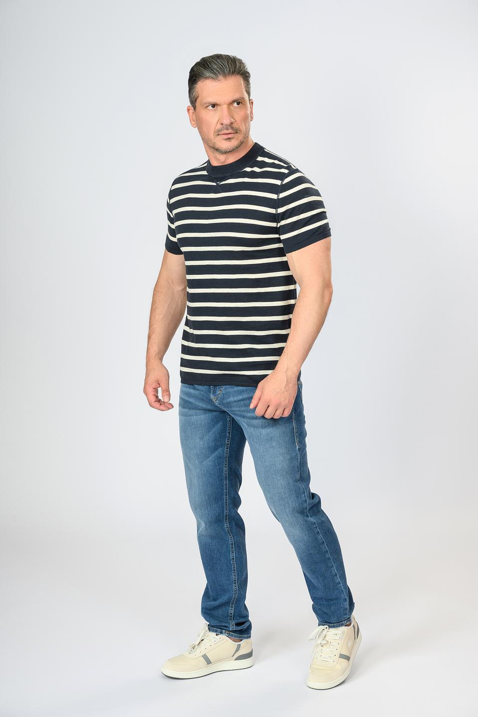 Джемпер Joop! муж. в полоску синий