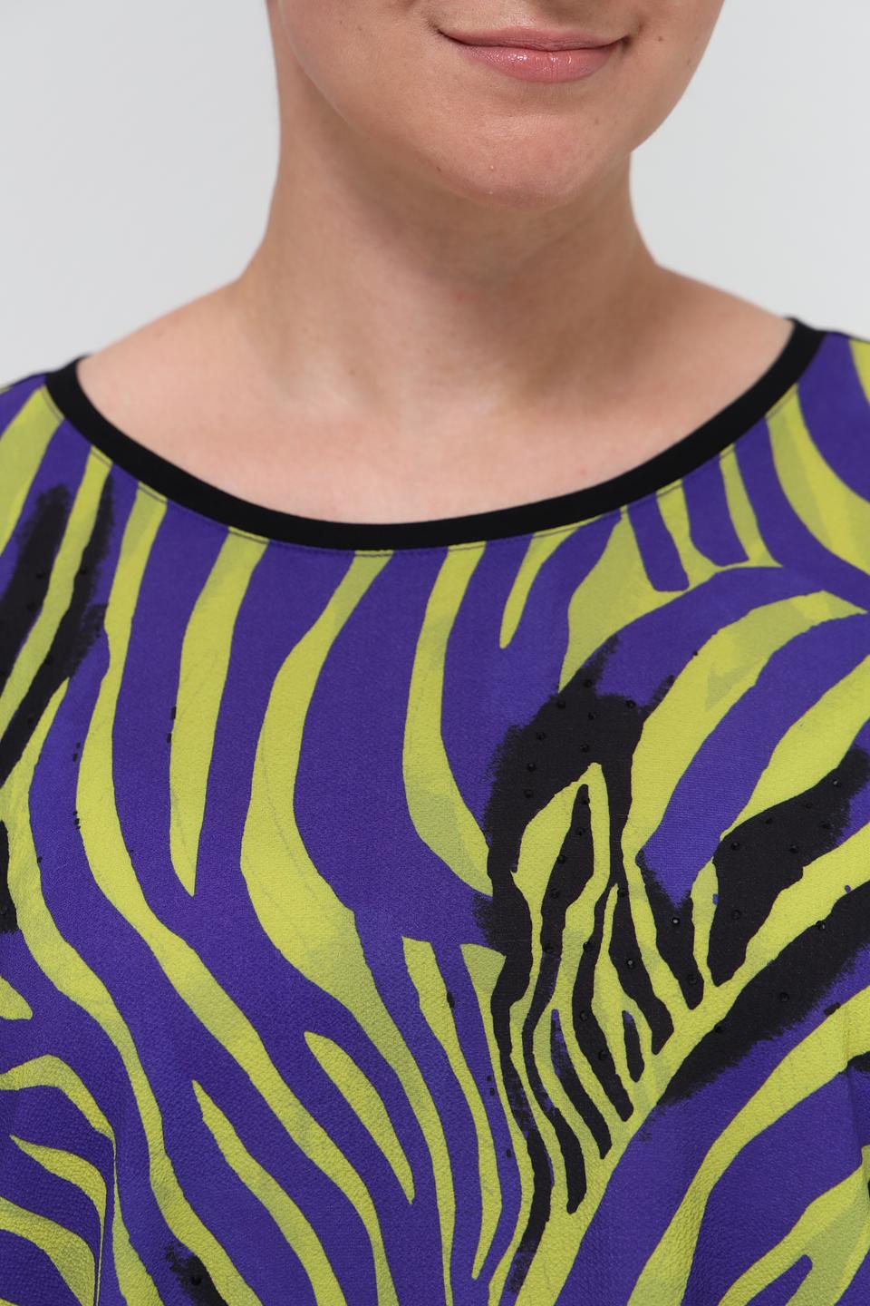 Блуза Samoon с принтом зебра