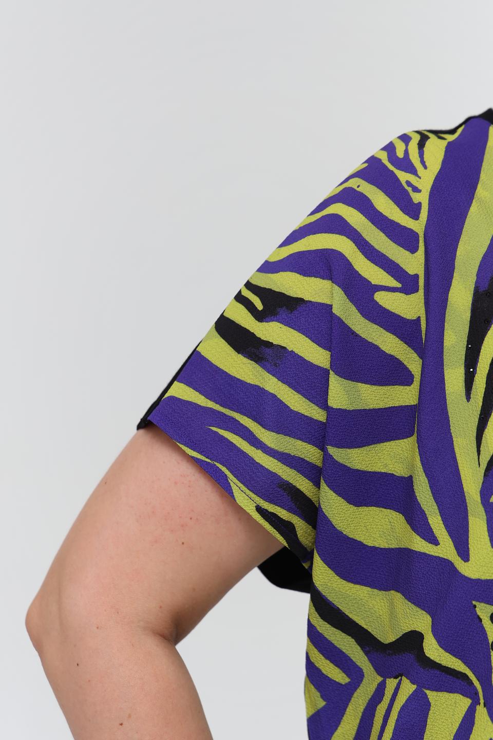 Блуза Samoon с принтом зебра