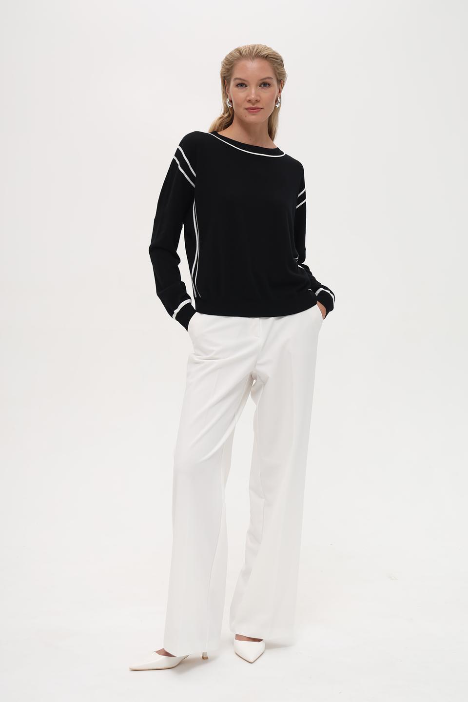 Пуловер Marc Cain с полоской