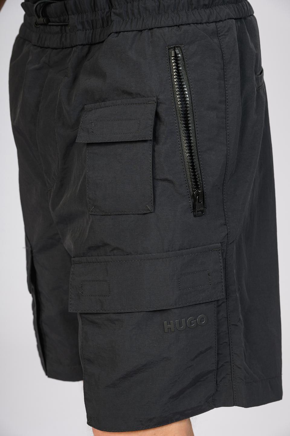 Шорты Hugo черные, карго