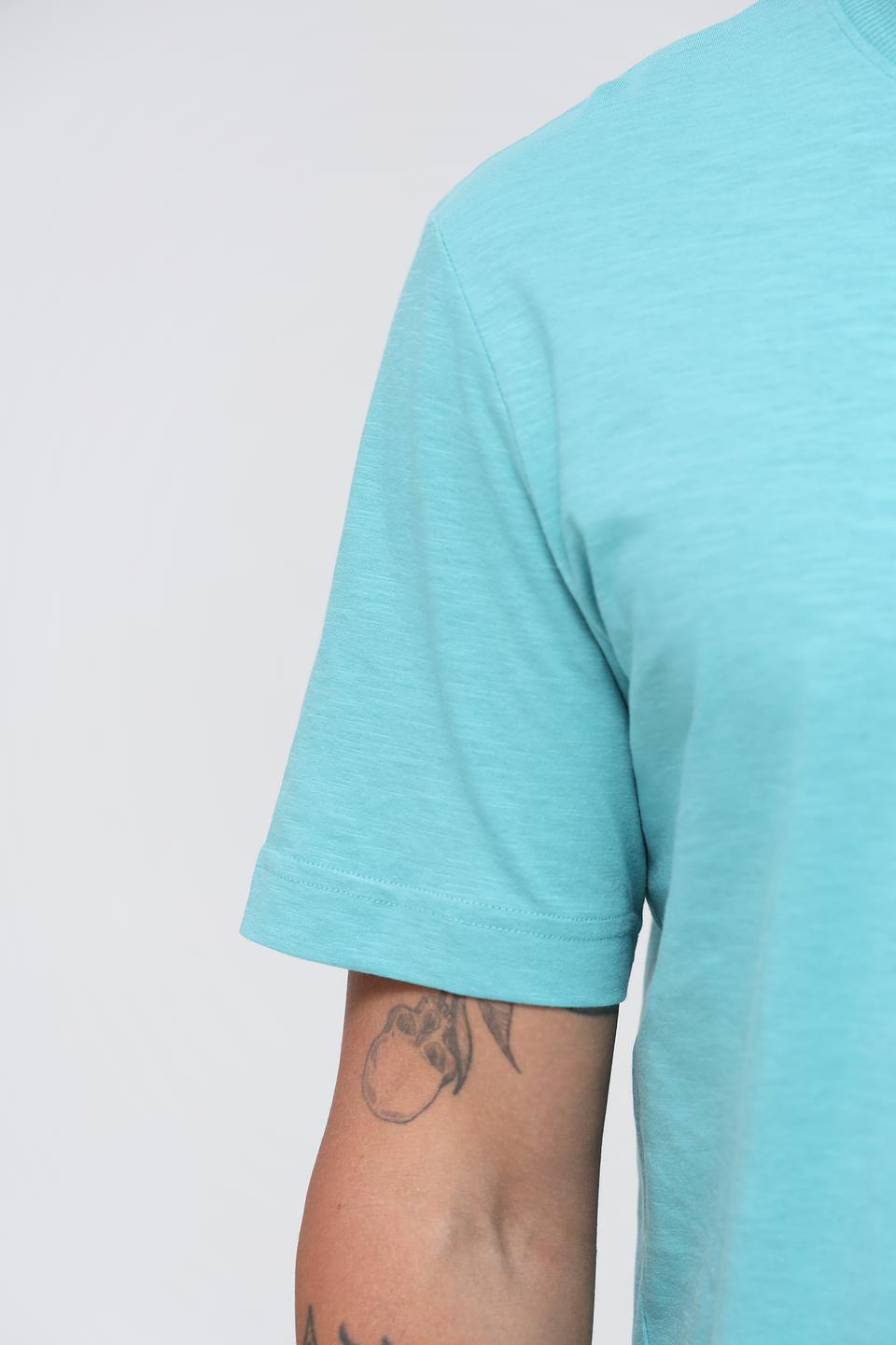 Футболка Tom Tailor бирюзовая с принтом
