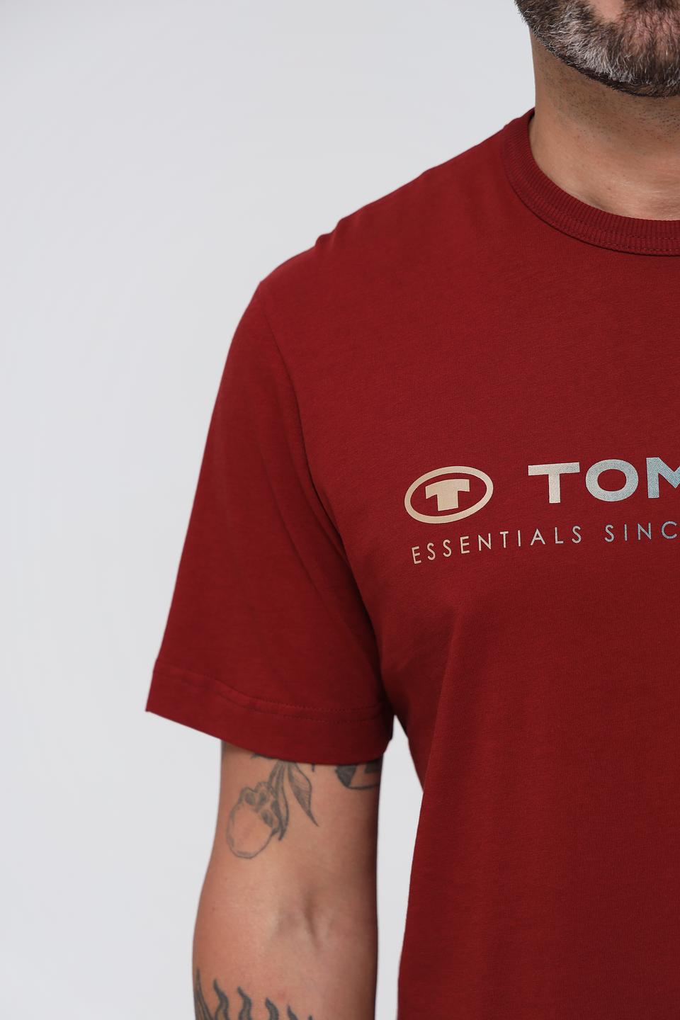 Футболка Tom Tailor бордовая