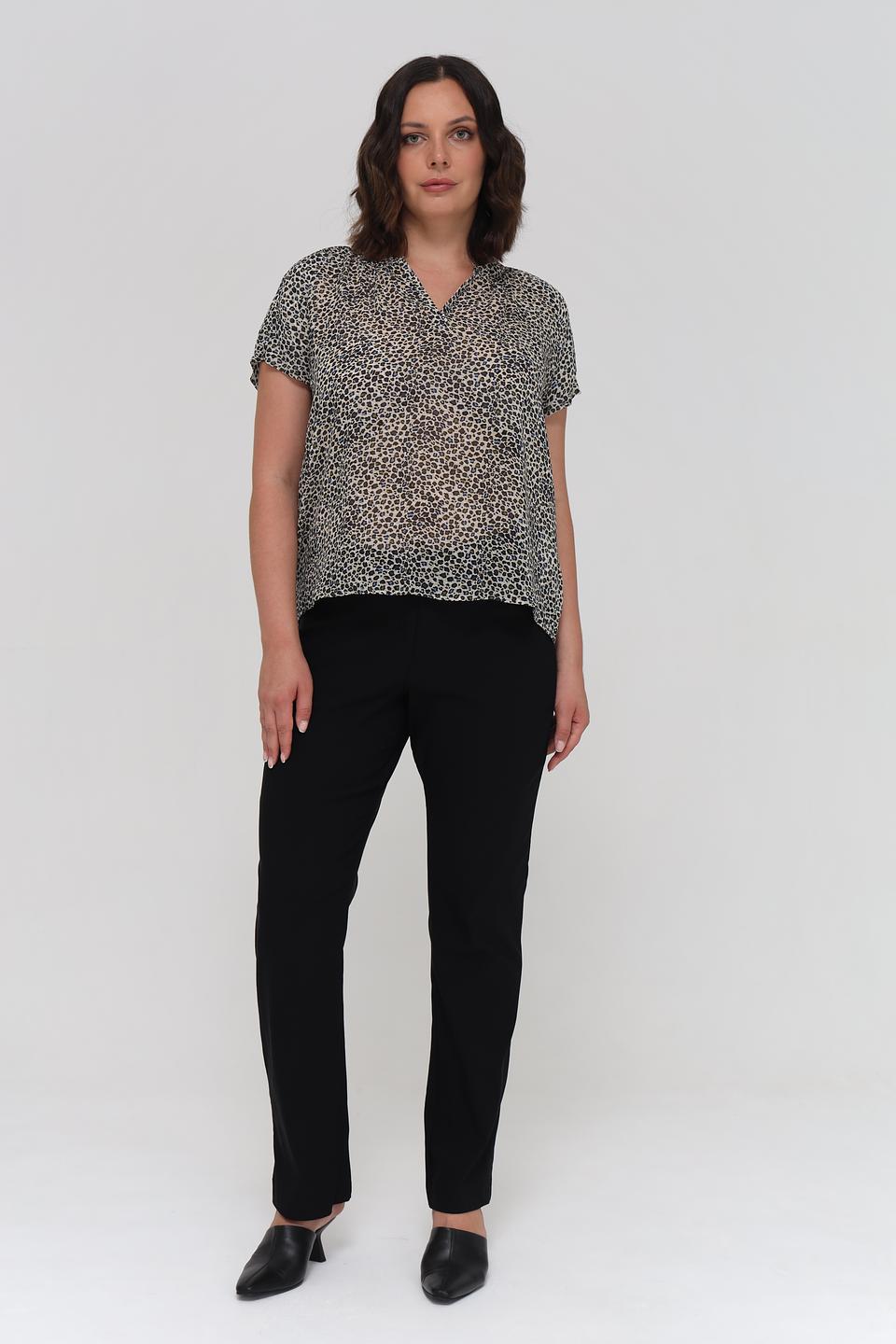 Блуза Luisa Cerano с леопардовым принтом