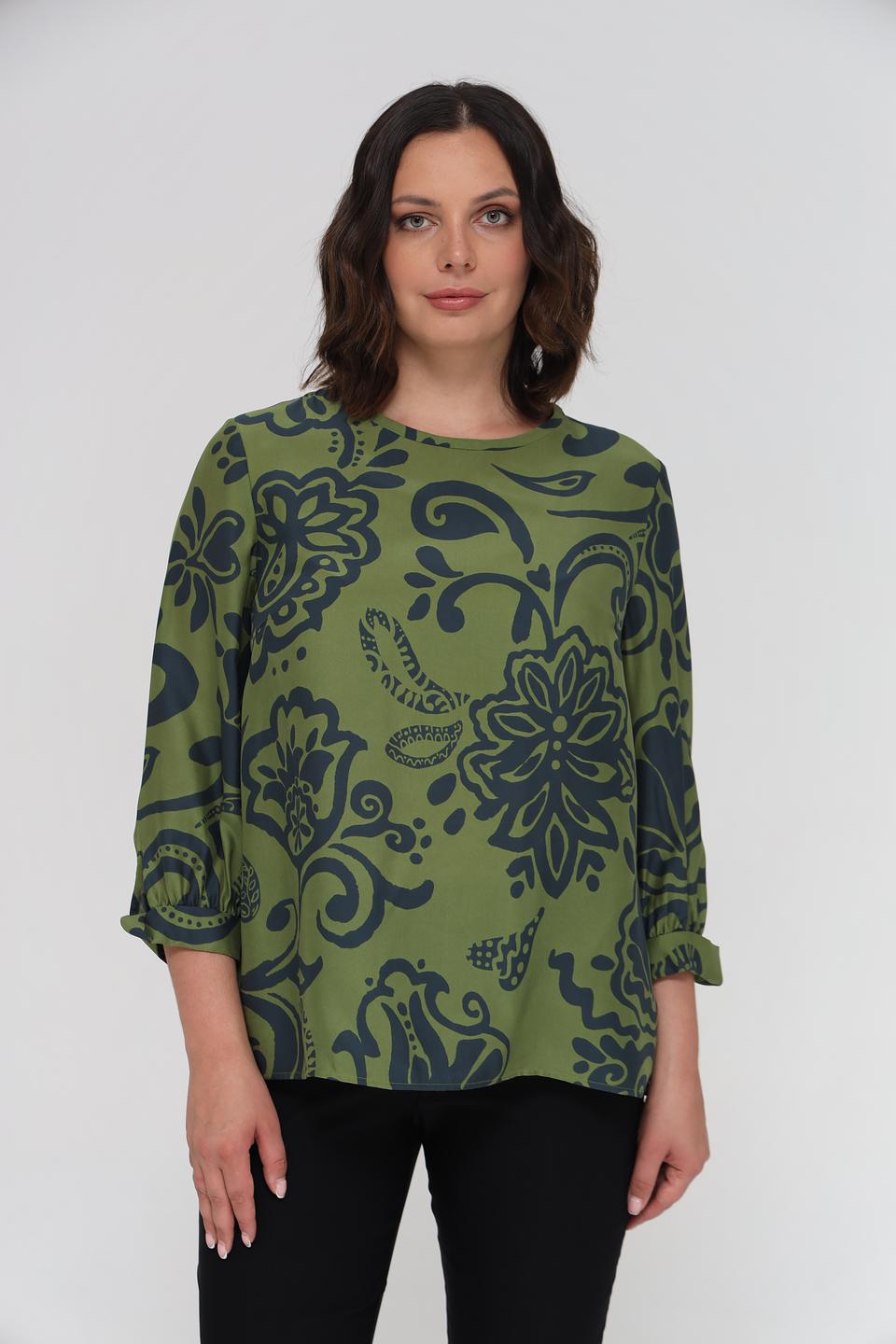 Блуза Luisa Cerano с цветочным принтом