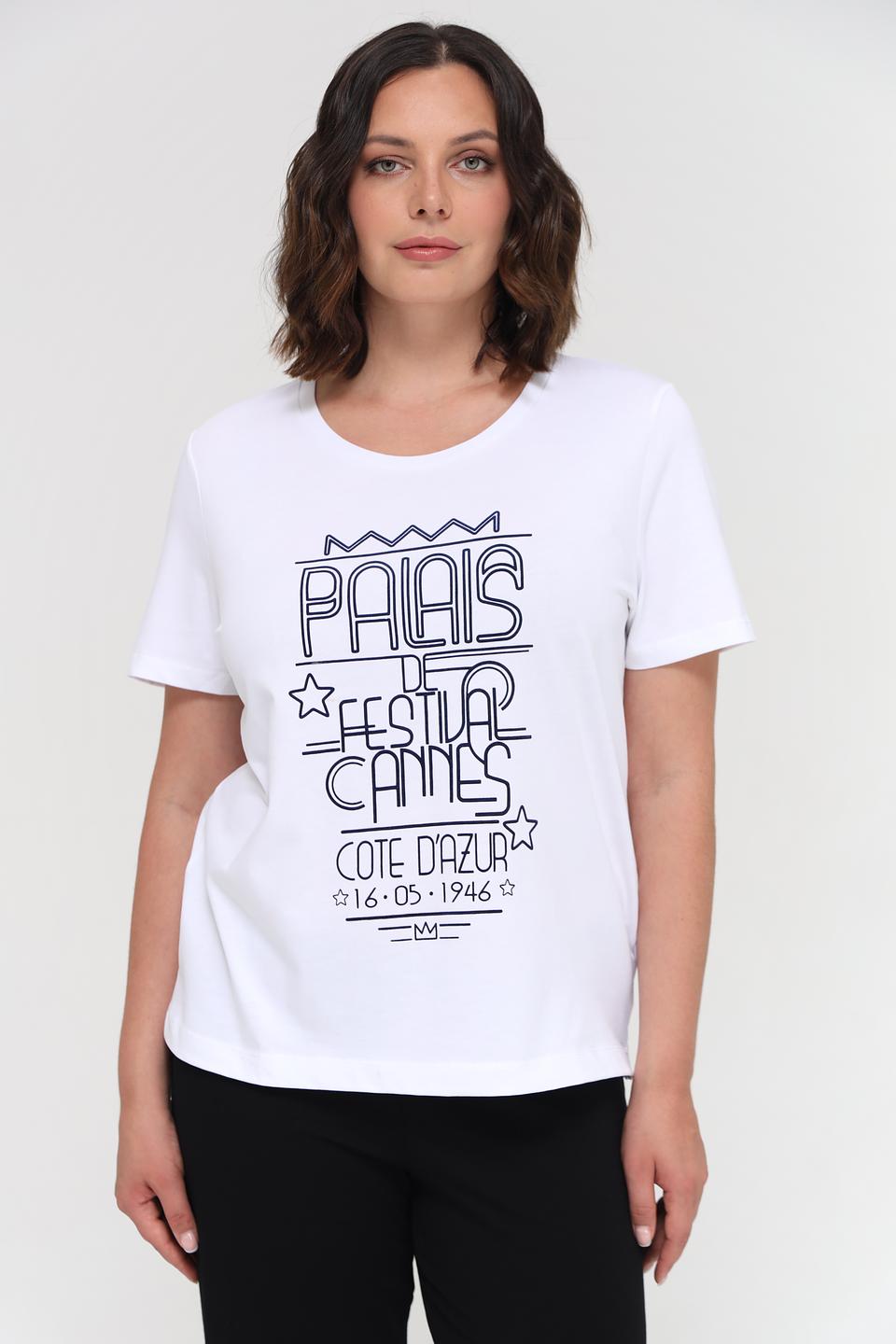 Футболка Margittes с принтом Канны
