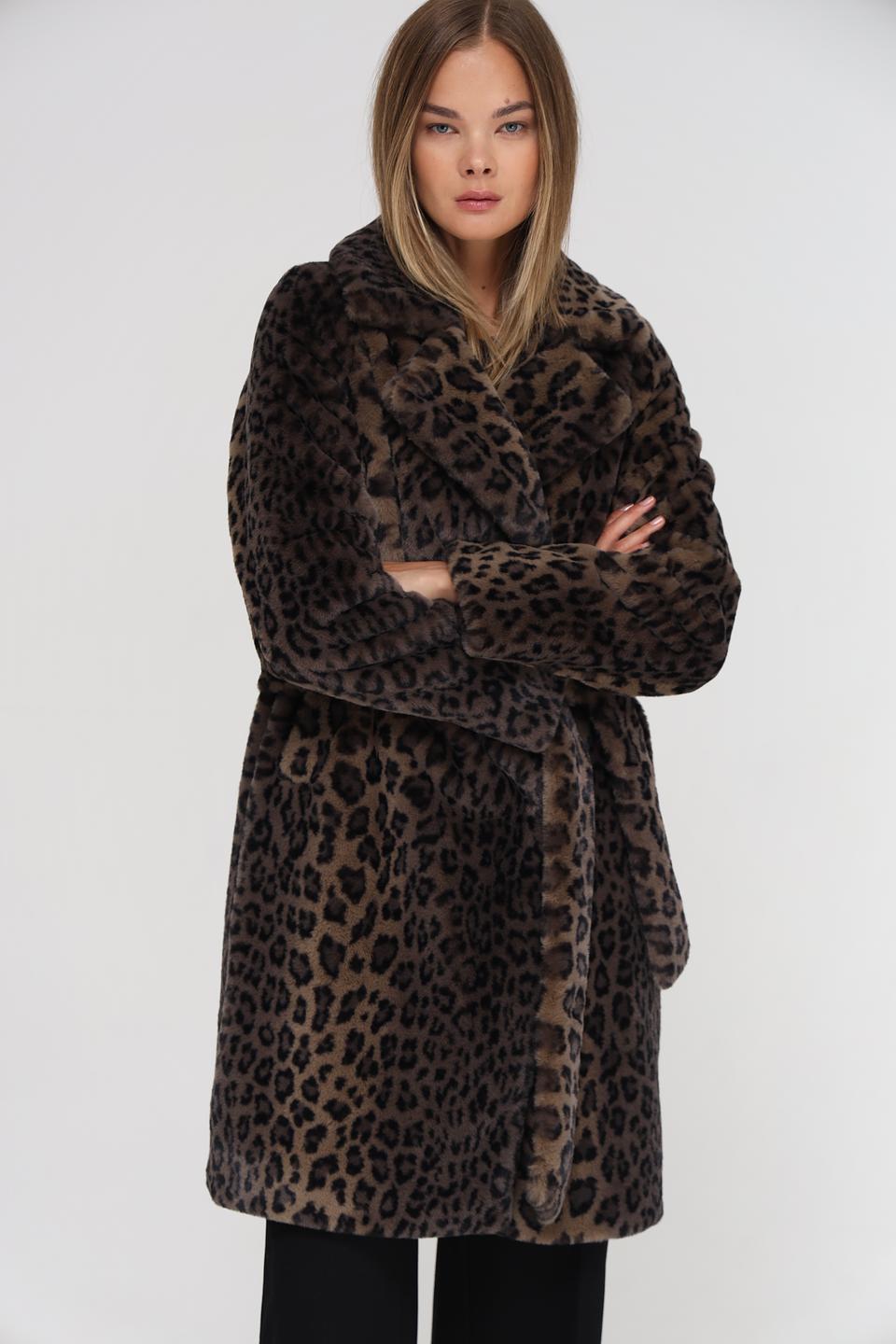 Пальто Electra style леопард