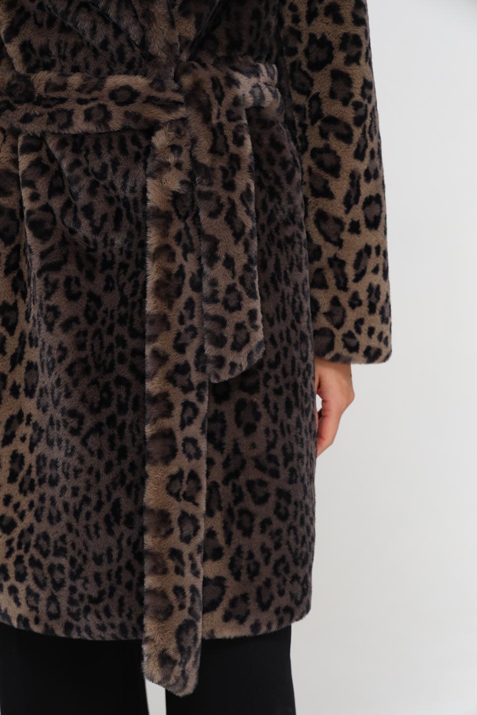 Пальто Electra style леопард