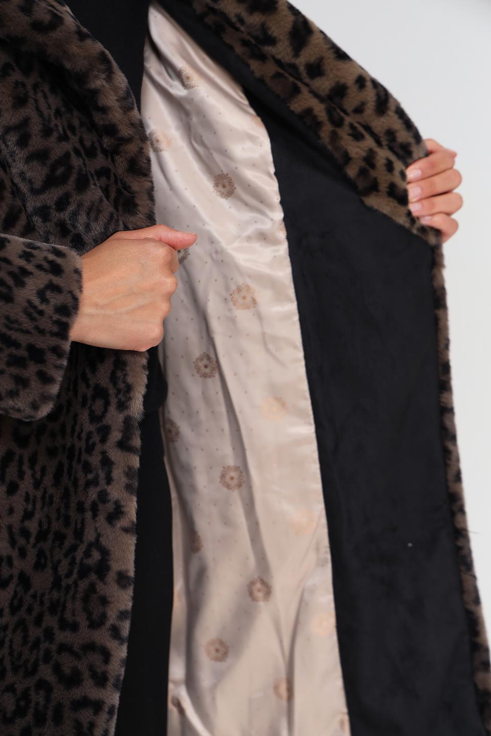 Пальто Electra style леопард