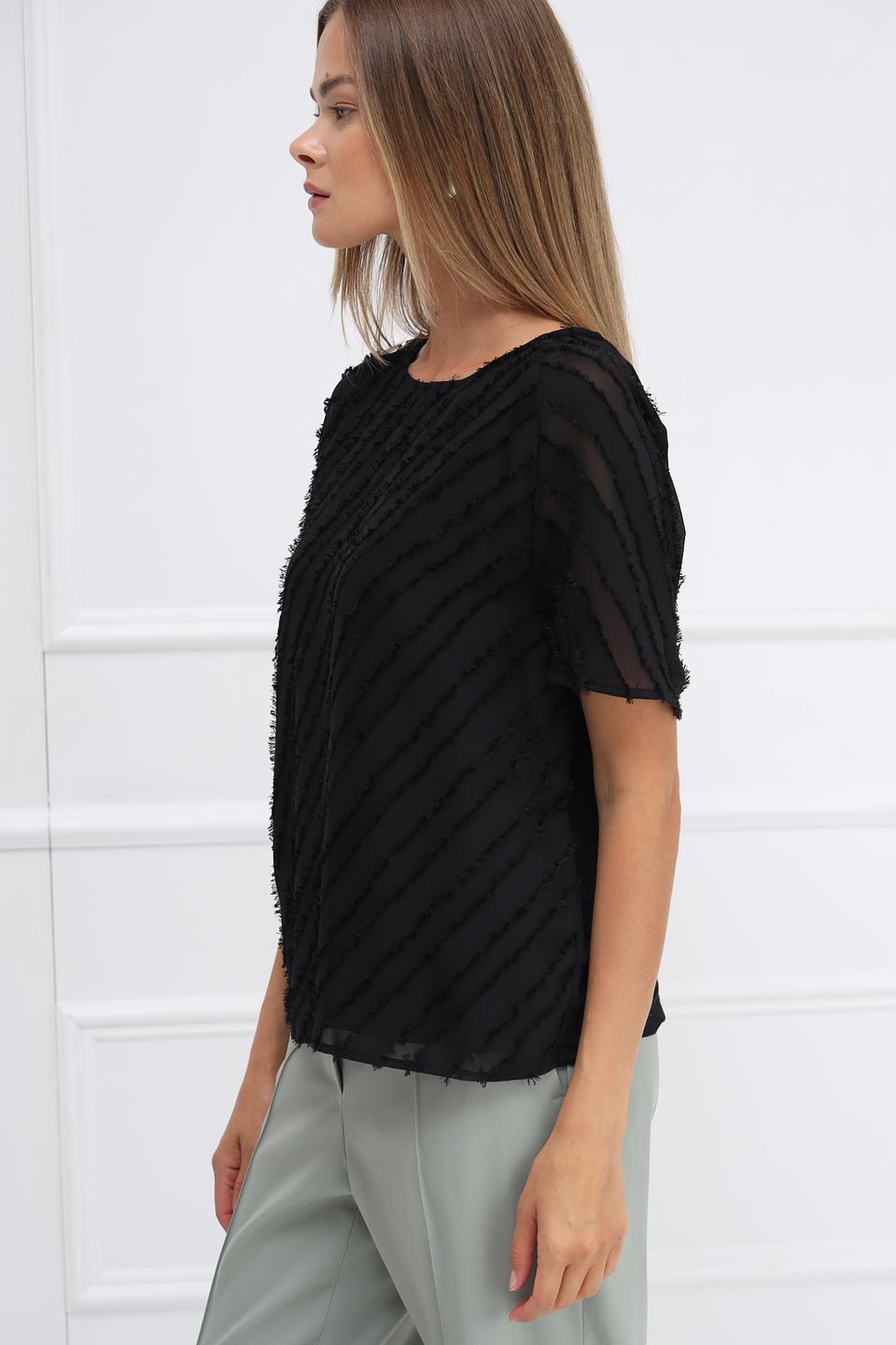 Блуза Gerry Weber EDITION чёрная с текстурой