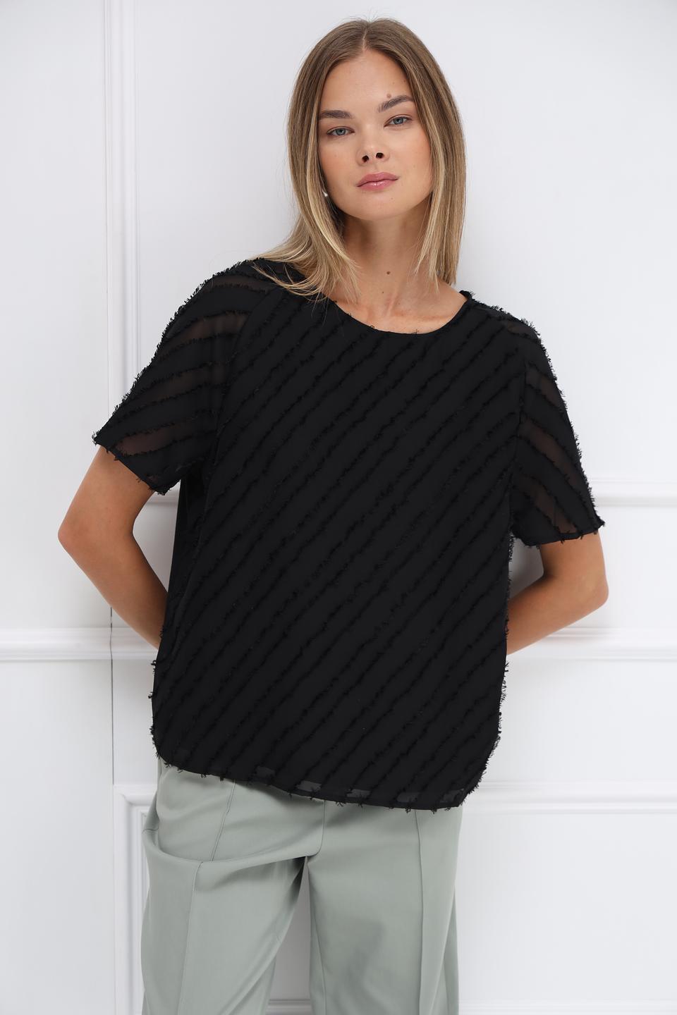 Блуза Gerry Weber EDITION чёрная с текстурой