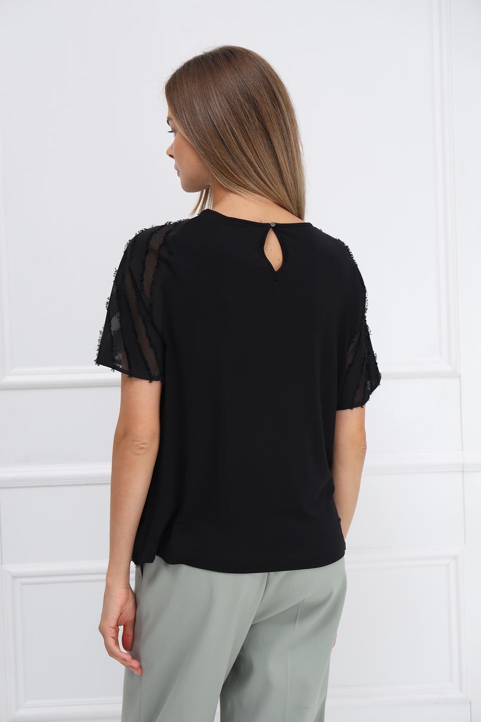 Блуза Gerry Weber EDITION чёрная с текстурой