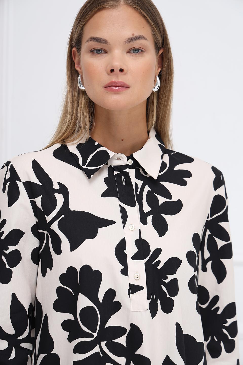 Платье Oui с цветочным принтом