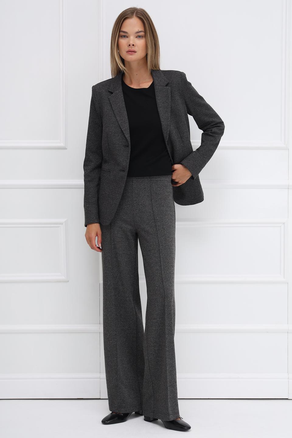 Брюки классические Oui серые