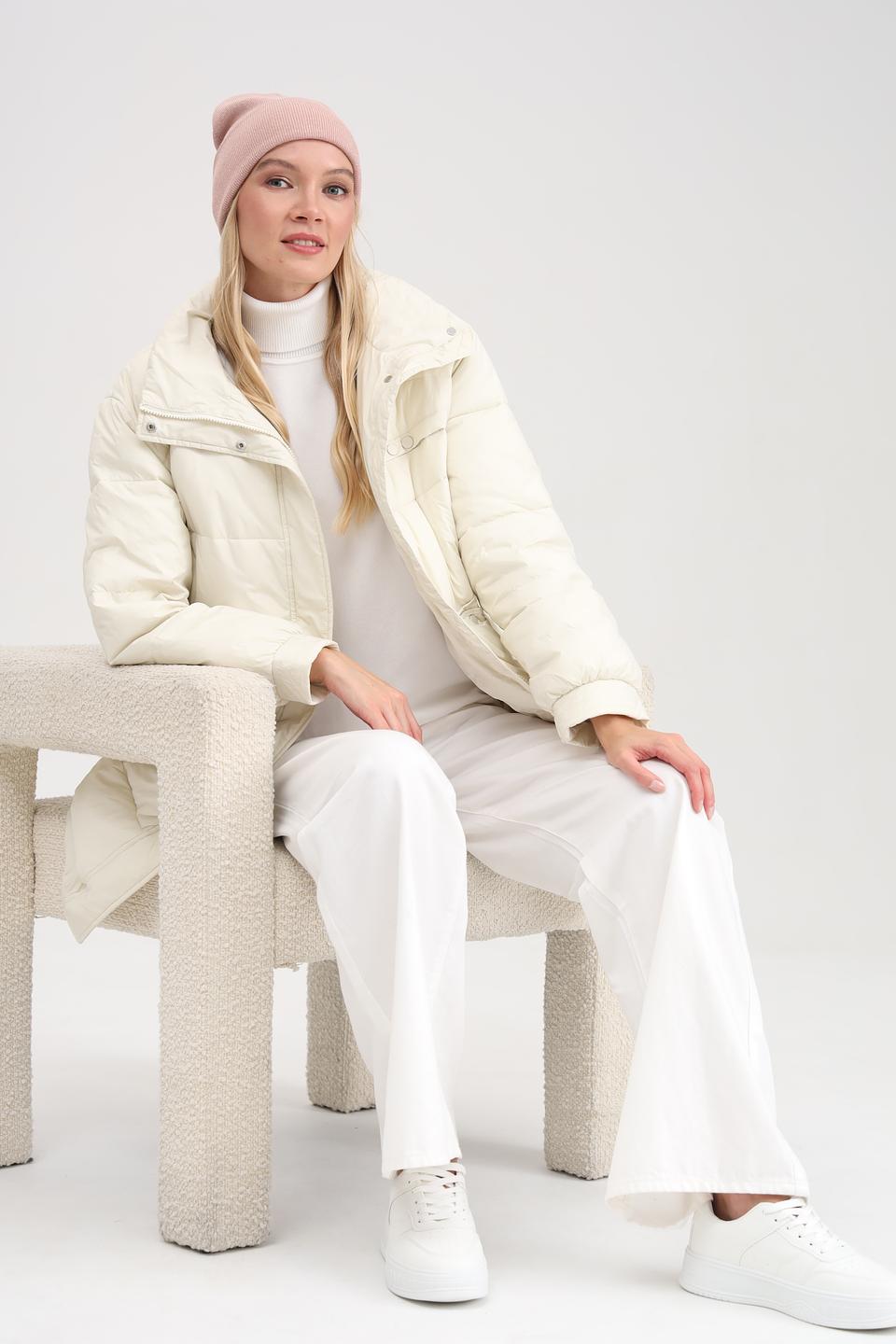 Шапка Adel вязаная розовая