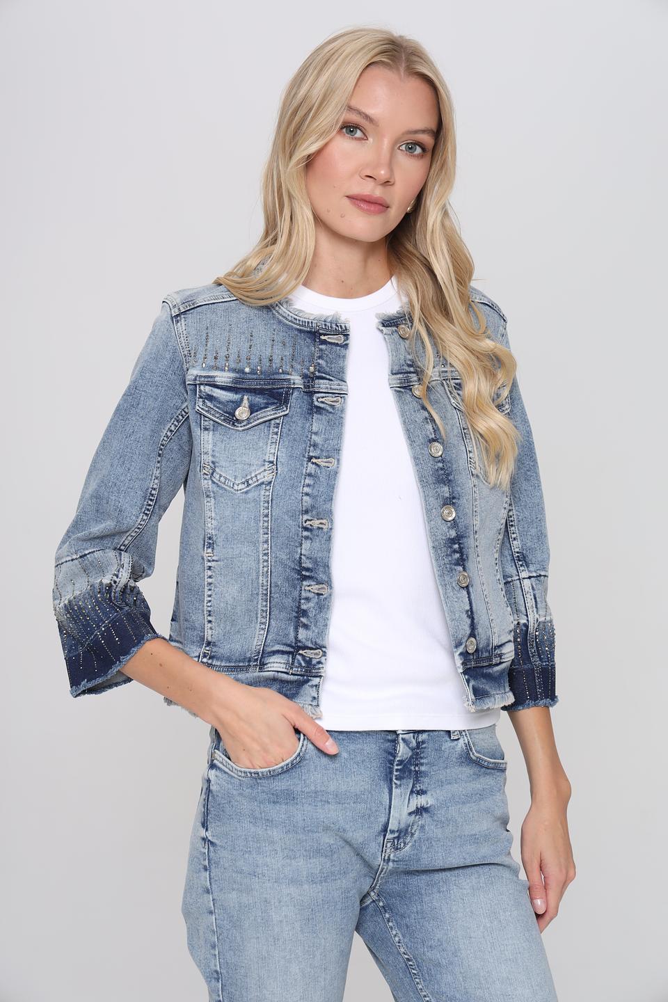 Жакет Monari деним с рукавами 3/4