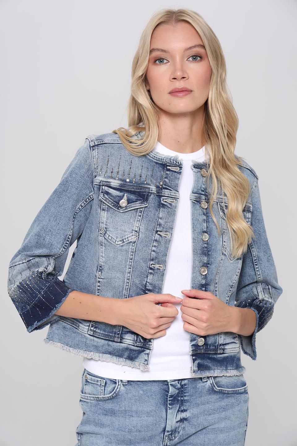 Жакет Monari деним с рукавами 3/4
