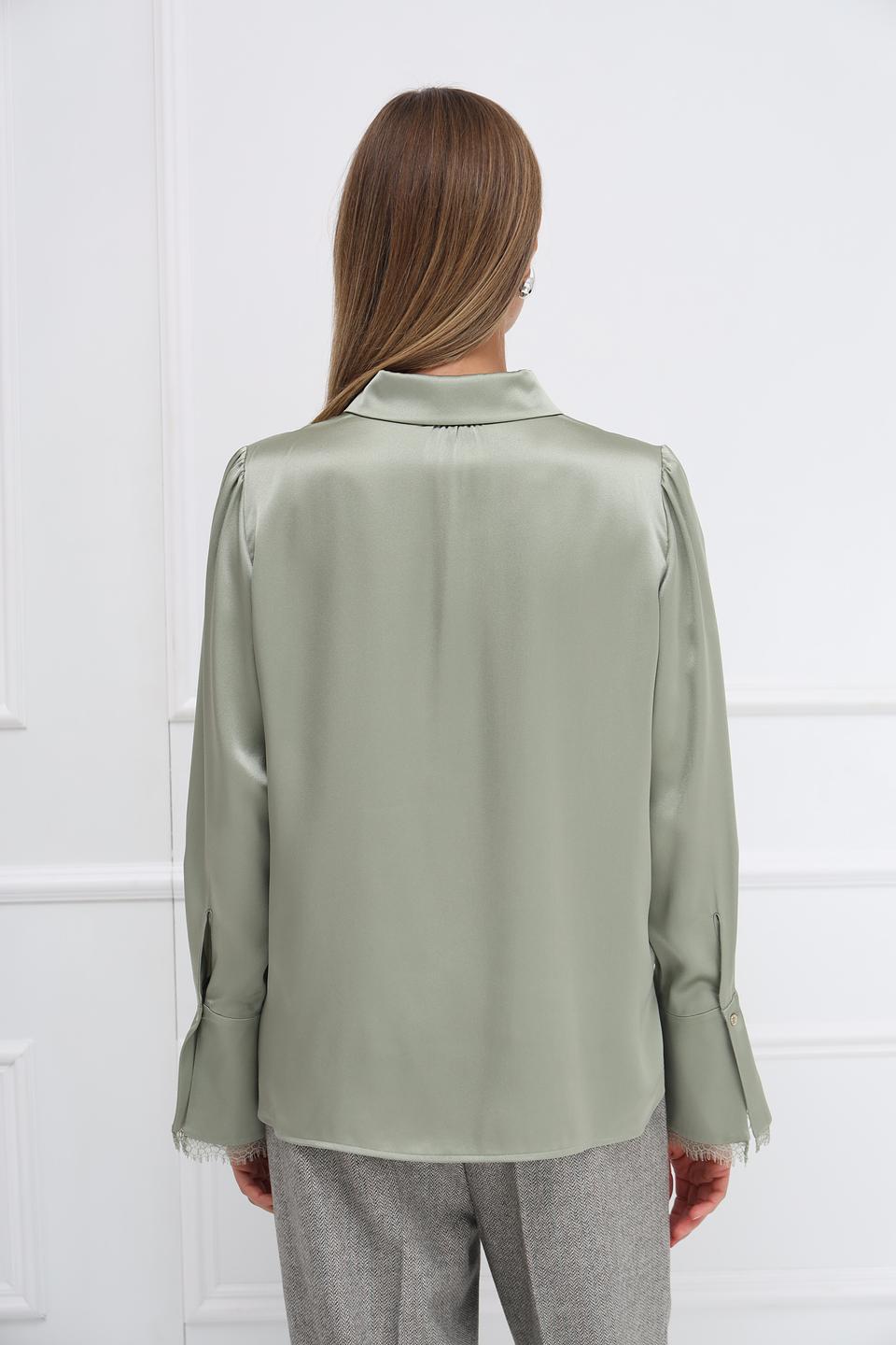 Блуза Marc Cain шелковая мятная