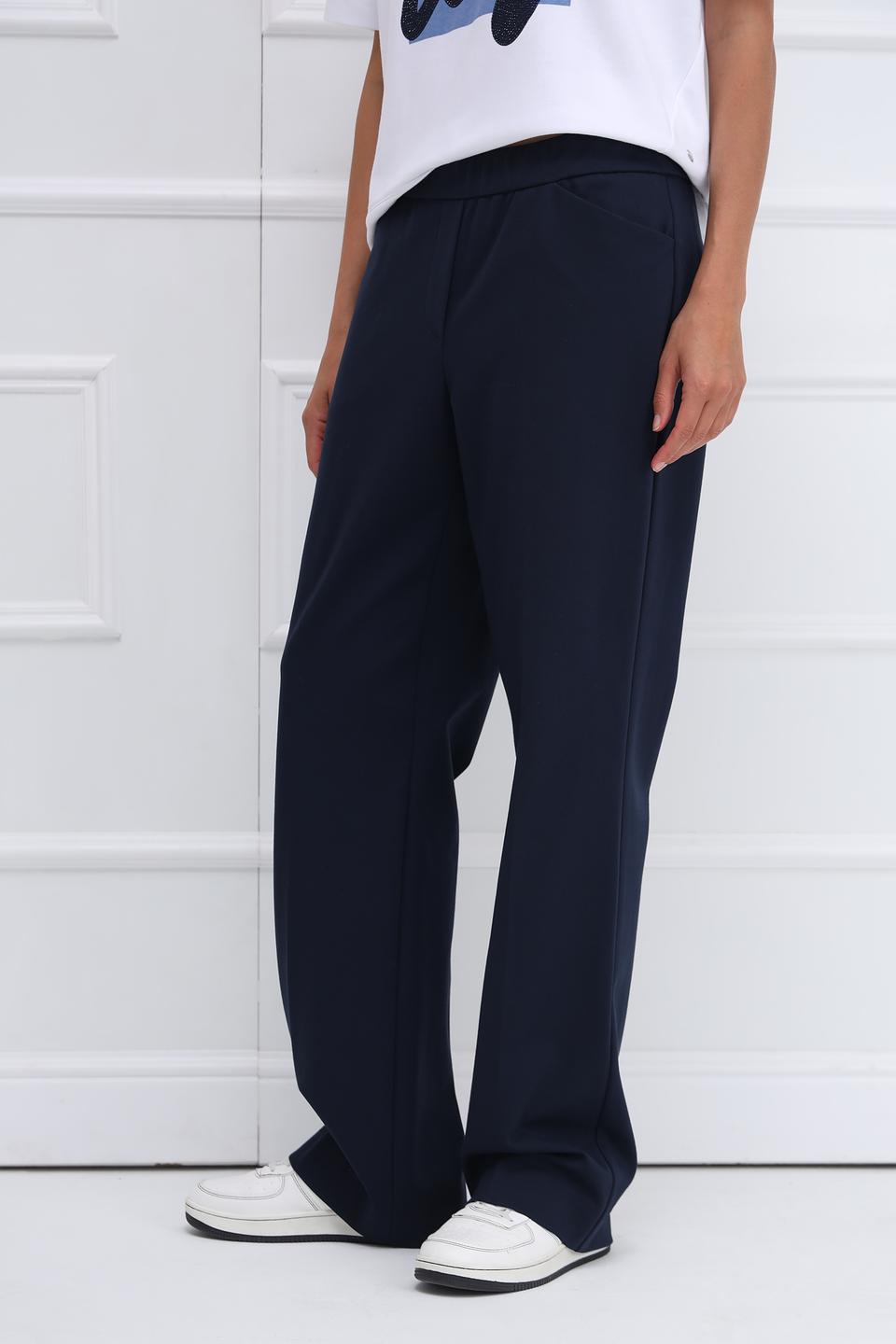 Брюки Gardeur темно-синие с резинкой