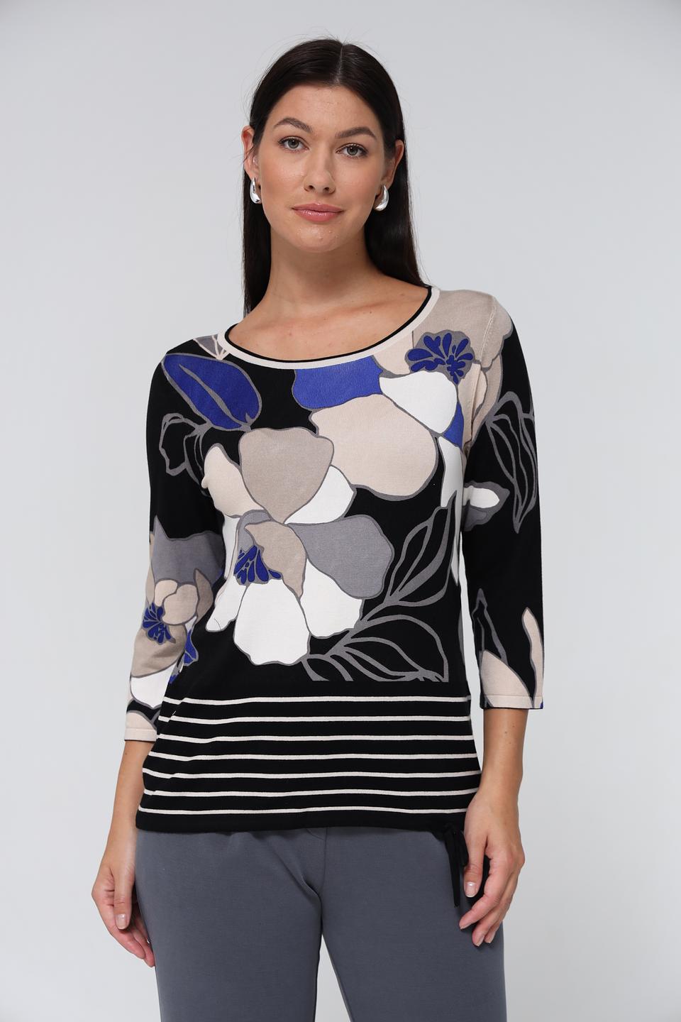 Пуловер Betty Barclay с цветочным принтом