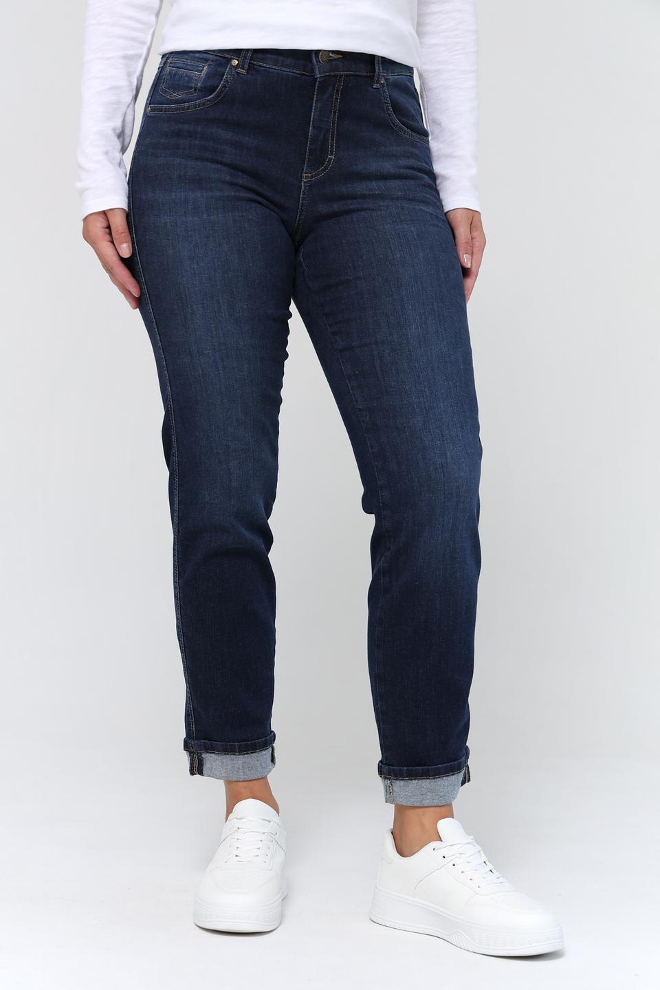 Джинсы Angels укороченные тёмно-синие