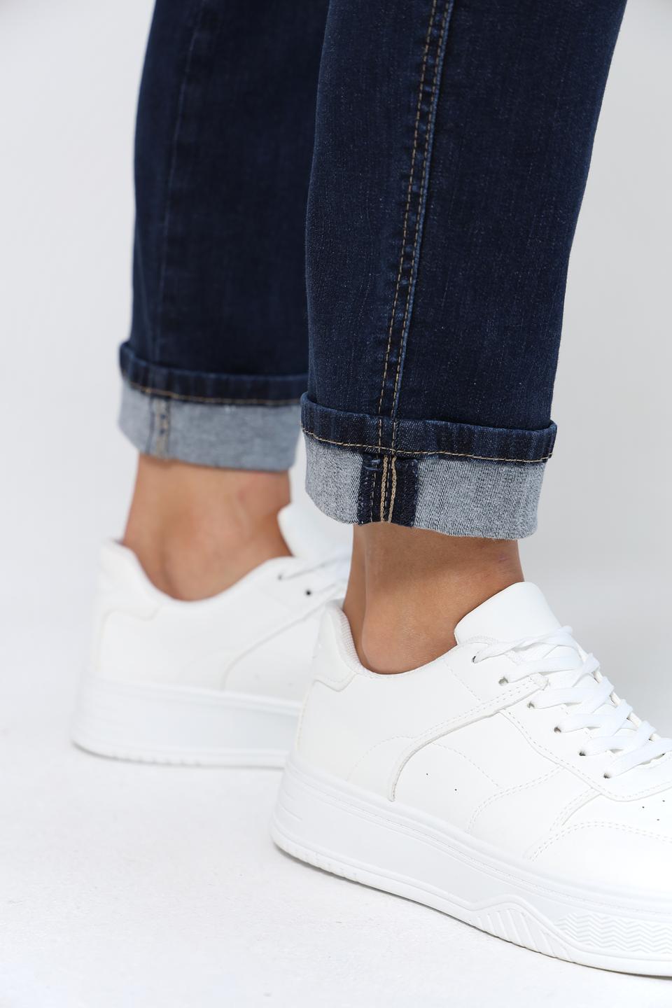 Джинсы Angels укороченные тёмно-синие