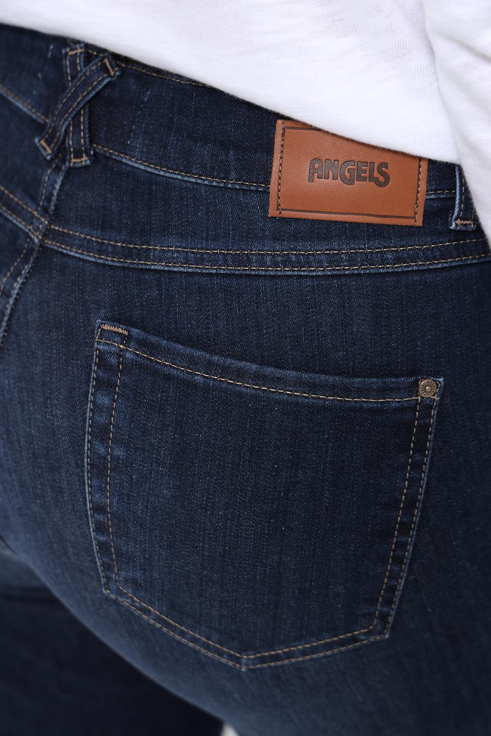Джинсы Angels укороченные тёмно-синие