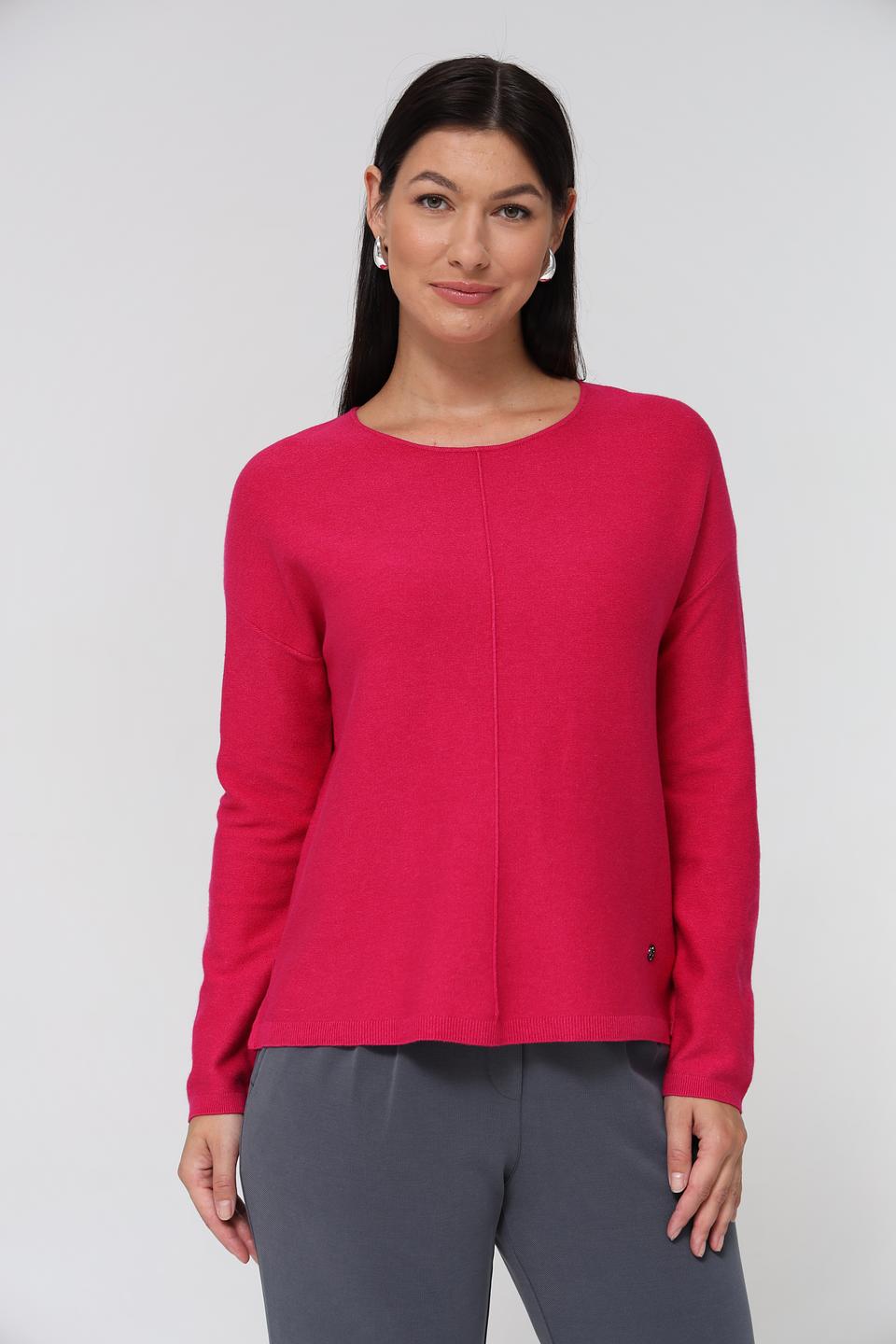 Пуловер Lecomte малиновый