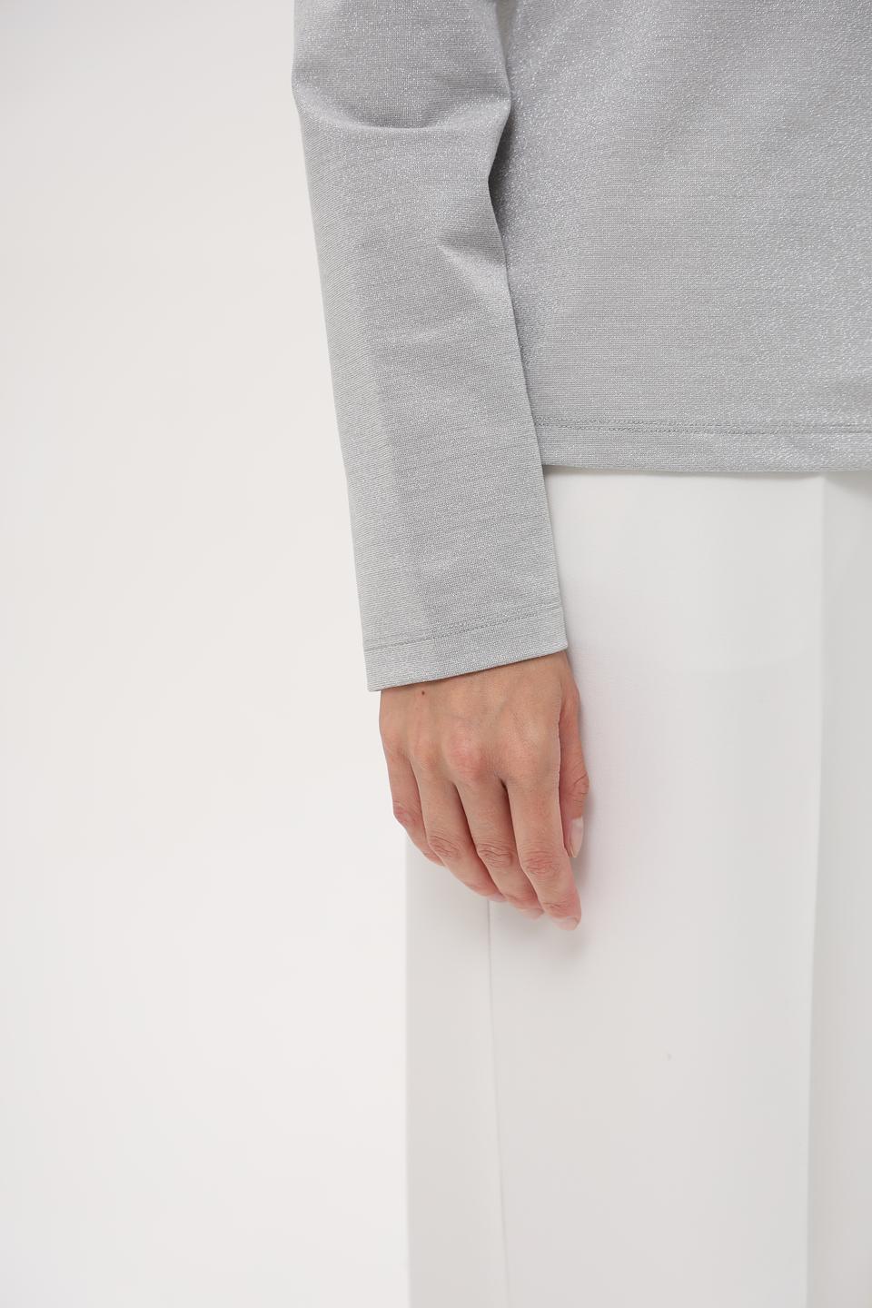 Водолазка Pezzo серая с блеском