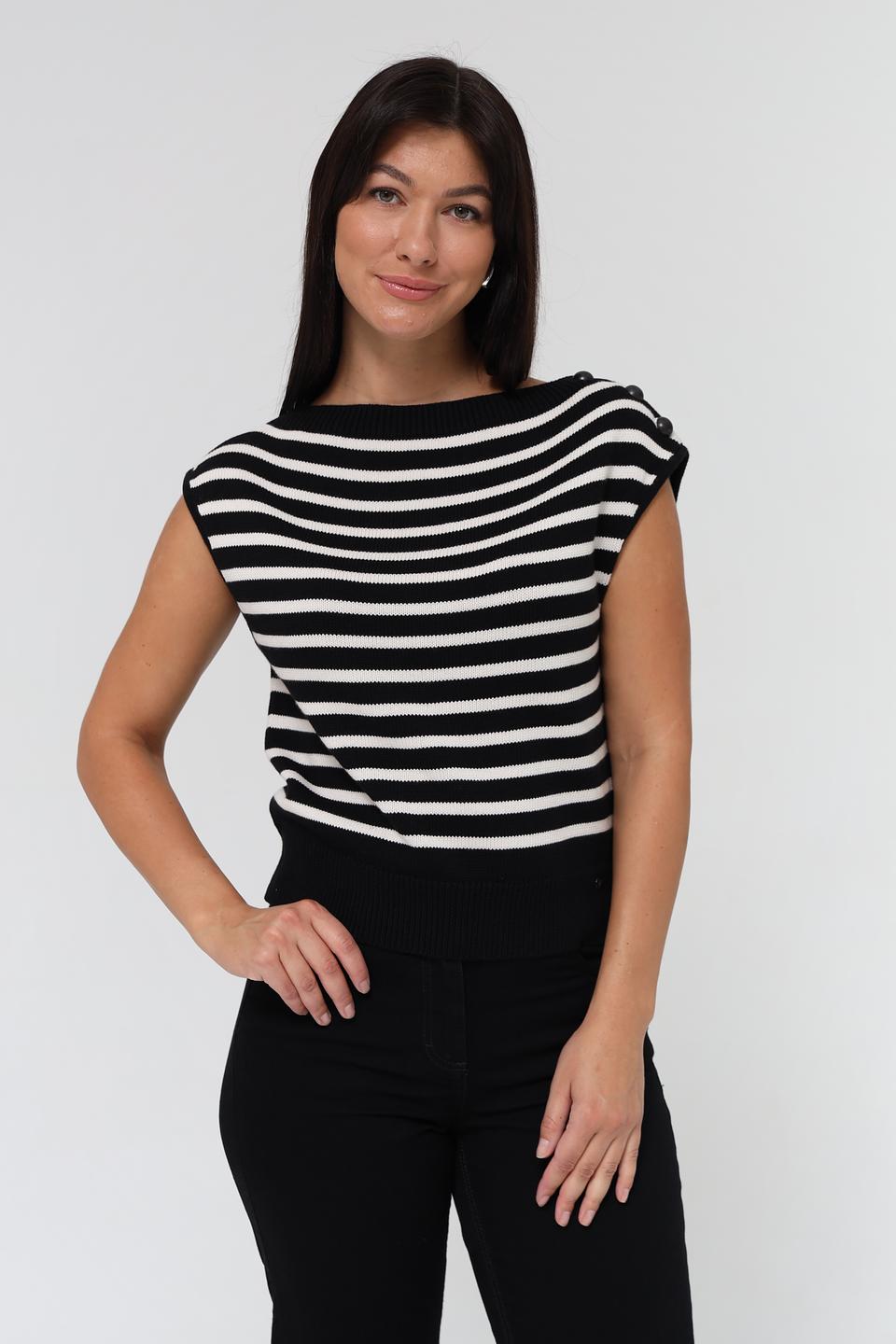 Жилет Monari в полоску