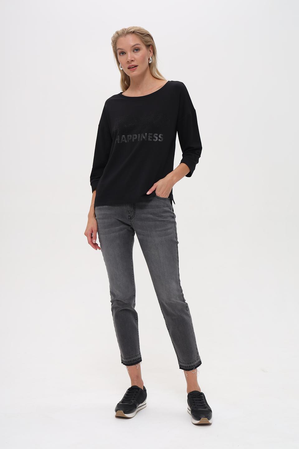 Джинсы Pezzo серые с потертостями