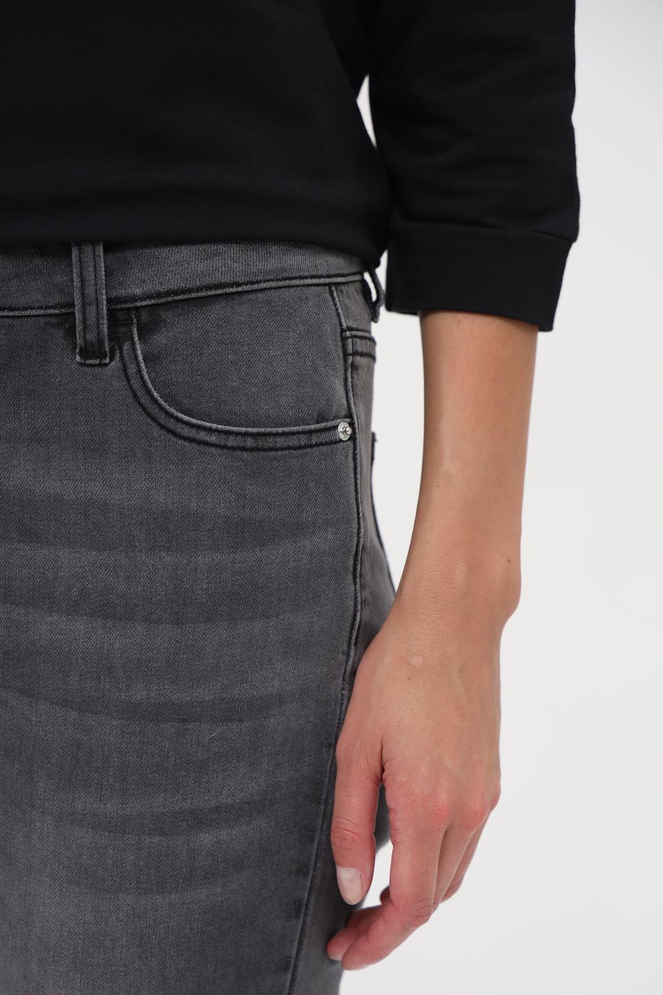 Джинсы Pezzo серые с потертостями