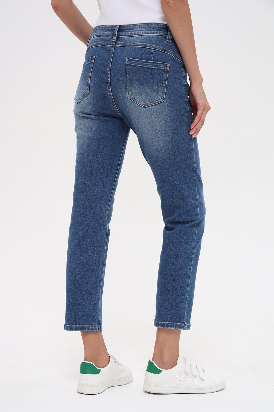 Джинсы Pezzo укороченные синие