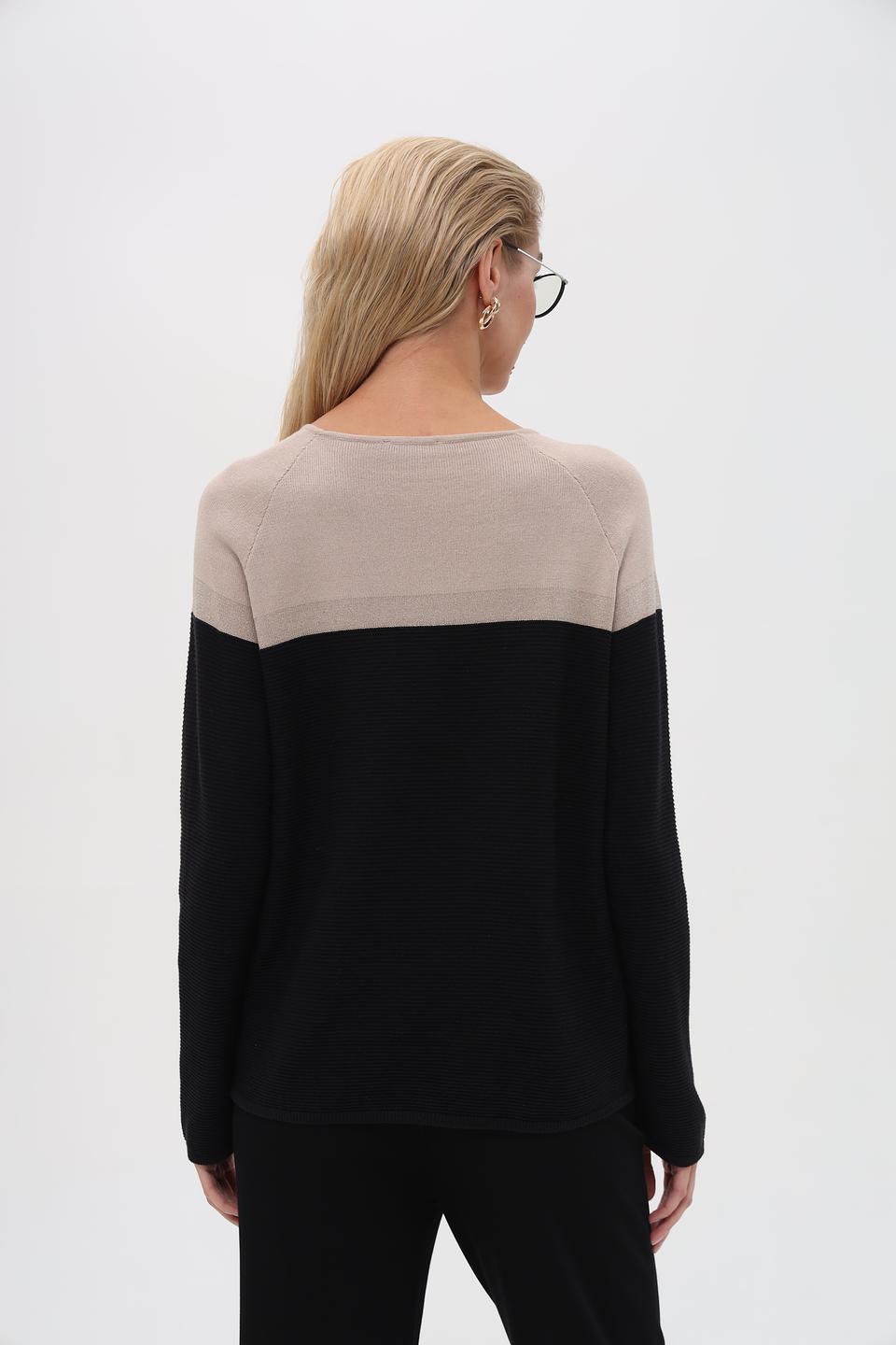 Пуловер Pezzo комбинированный чёрный