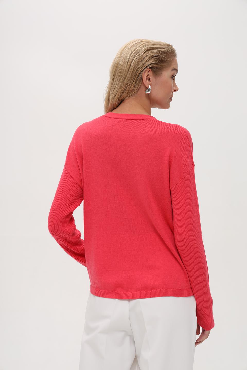 Жакет Pezzo розовый шерстяной на пуговицах