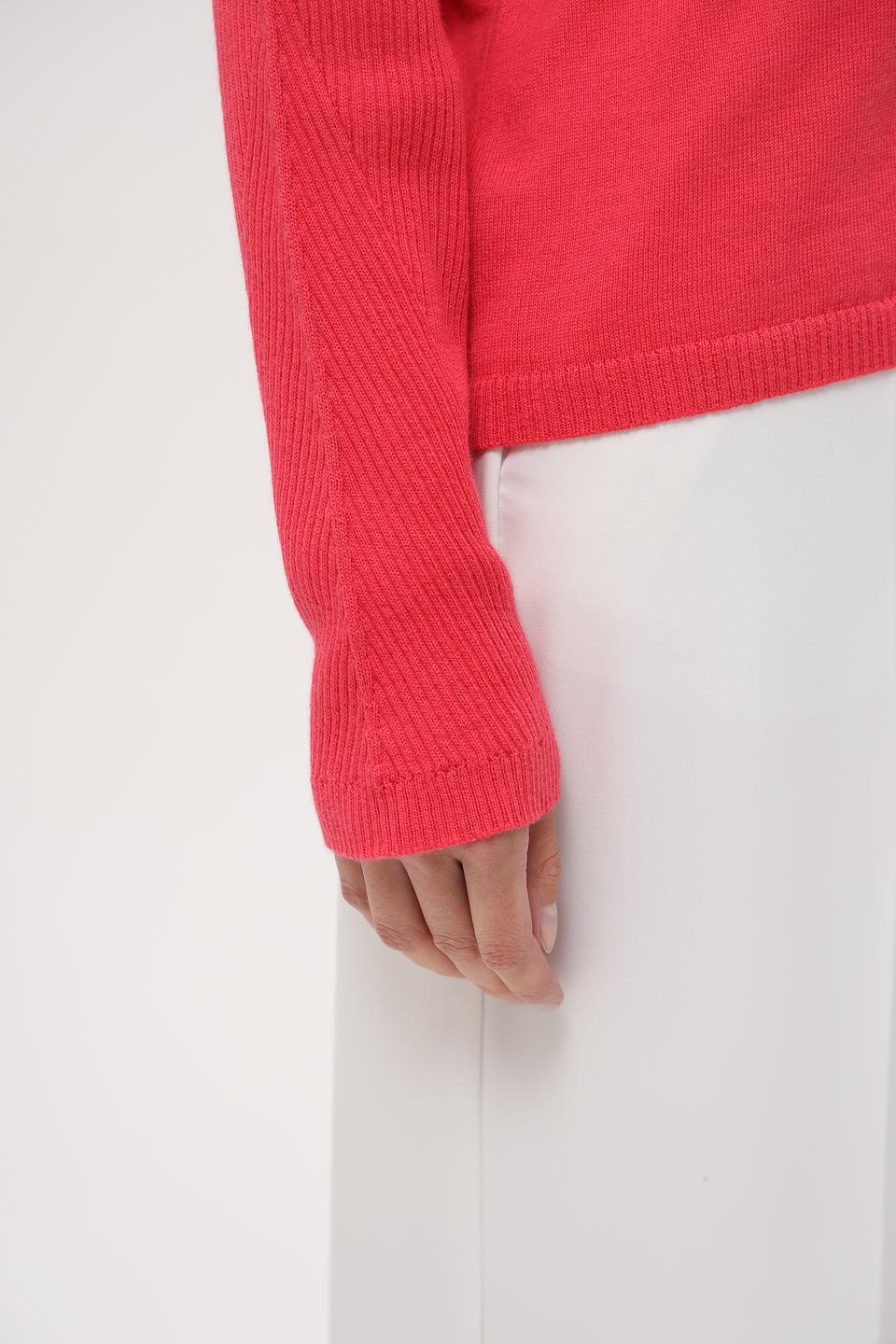 Жакет Pezzo розовый шерстяной на пуговицах