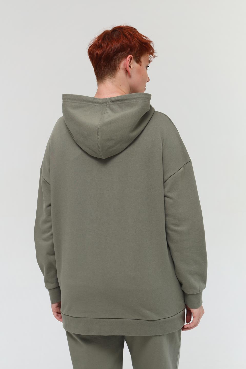 Толстовка Pezzo хаки с логотипом