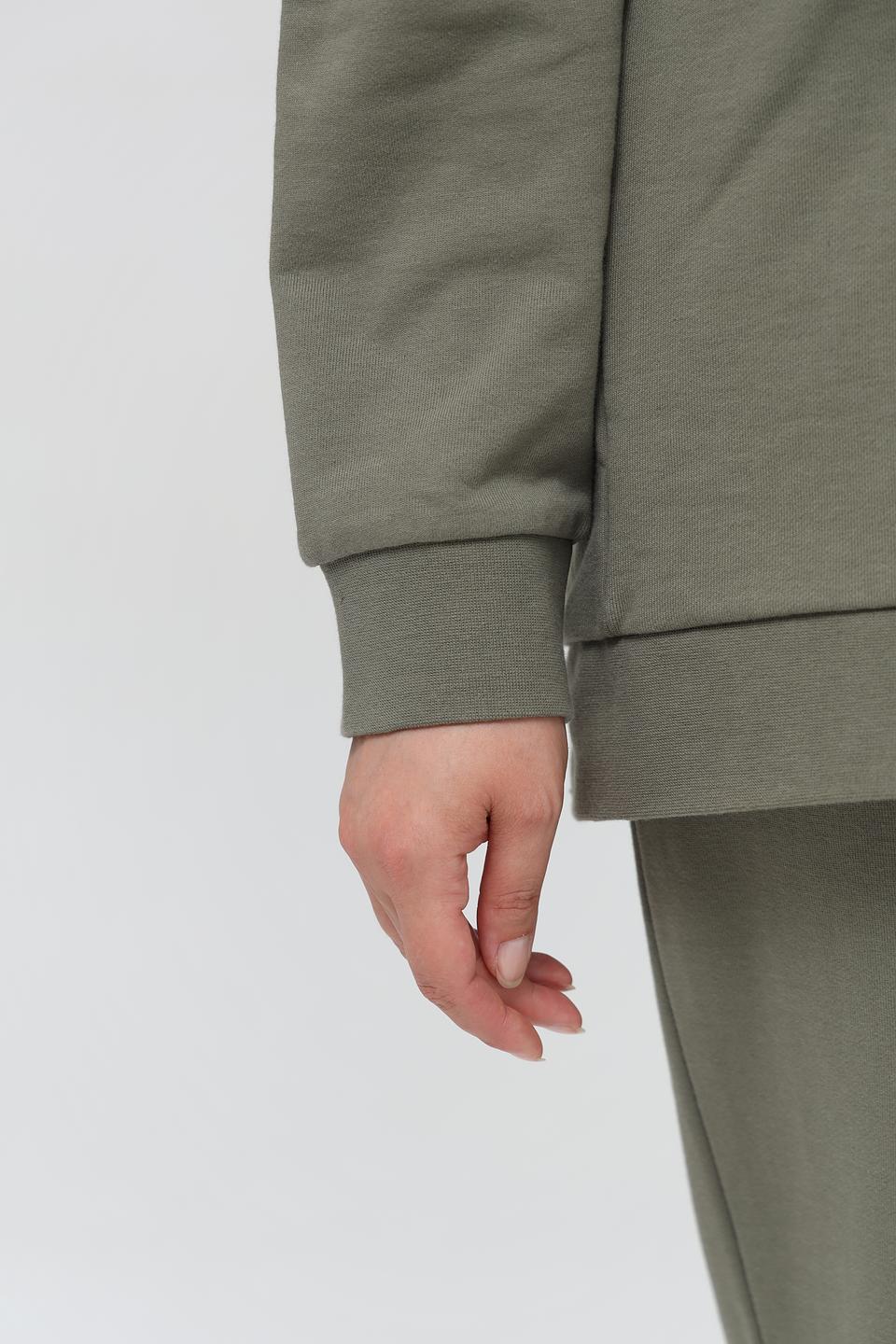 Толстовка Pezzo хаки с логотипом