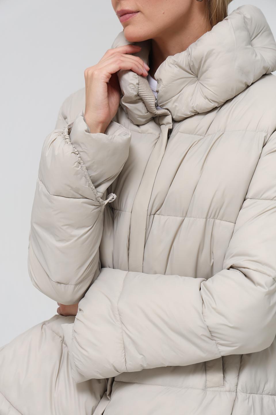 Куртка Pezzo стеганая бежевая