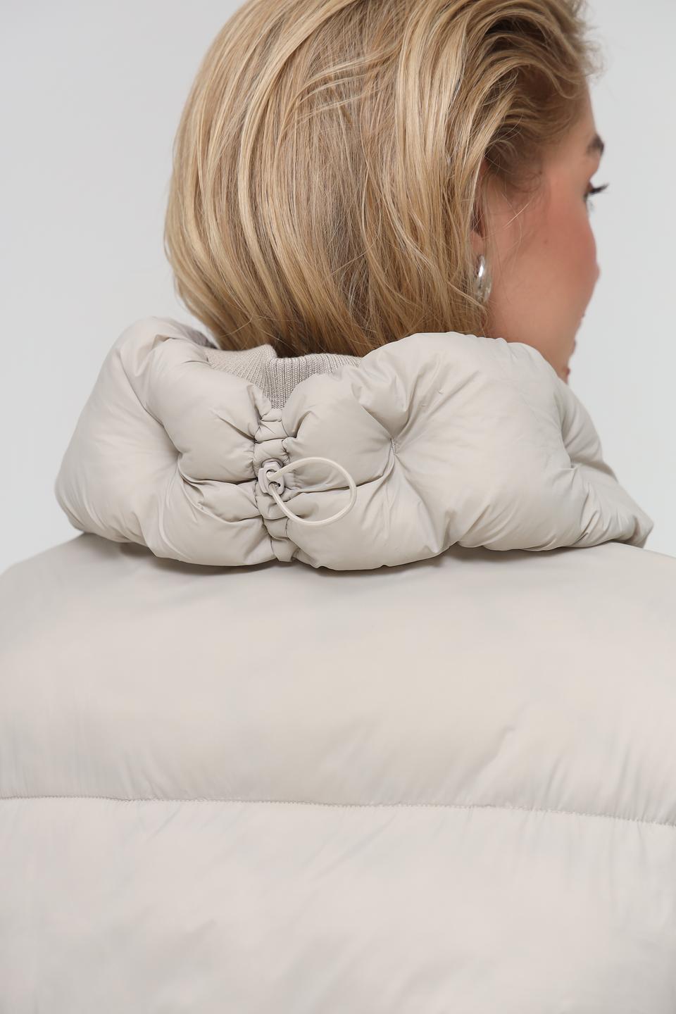 Куртка Pezzo стеганая бежевая