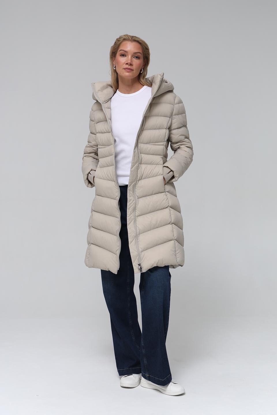 Куртка-пуховик Pezzo бежевая