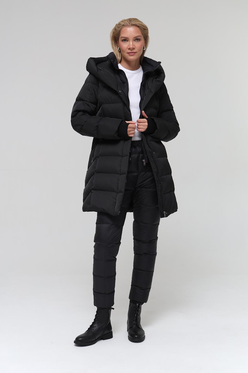 Брюки стеганые Pezzo черные