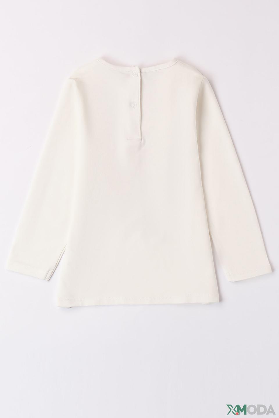 Джемпер Sarabanda дев. с мишкой кремовый