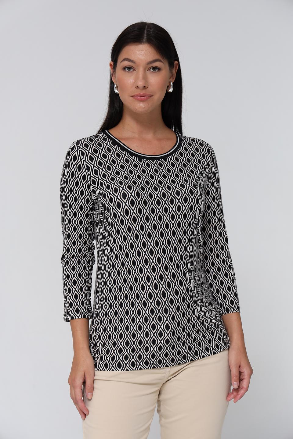 Футболка Betty Barclay с геометрическим принтом