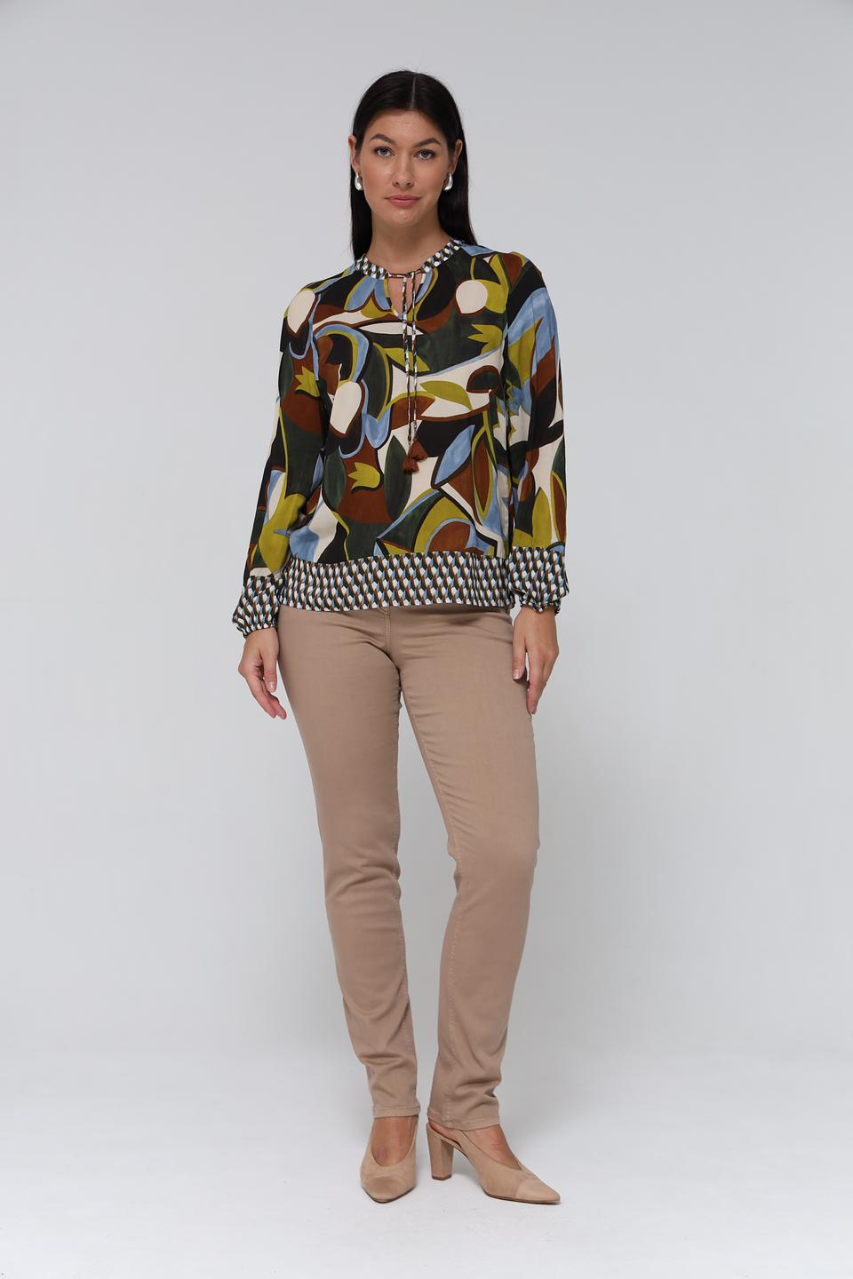 Джинсы Gerry Weber бежевые Slim Fit