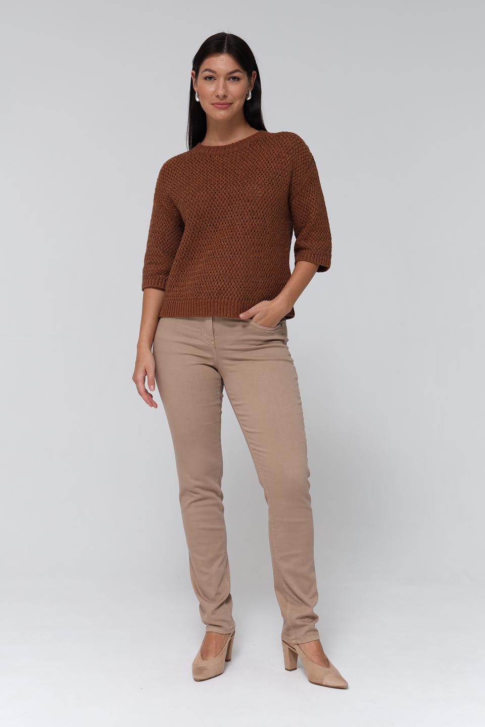 Джинсы Gerry Weber бежевые Slim Fit