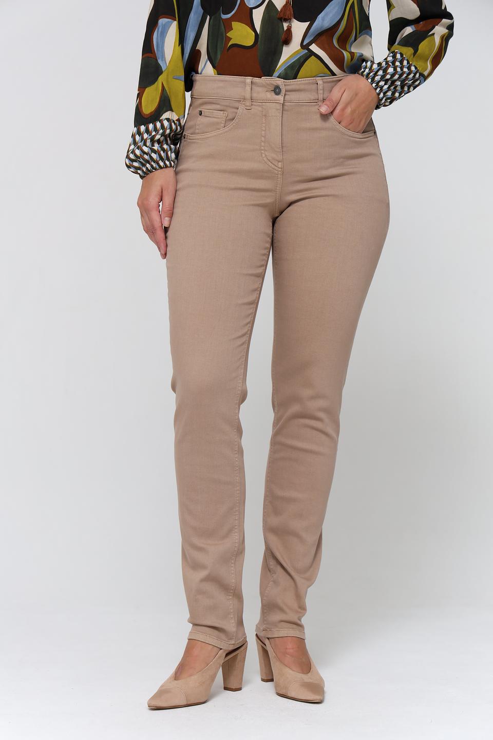 Джинсы Gerry Weber бежевые Slim Fit