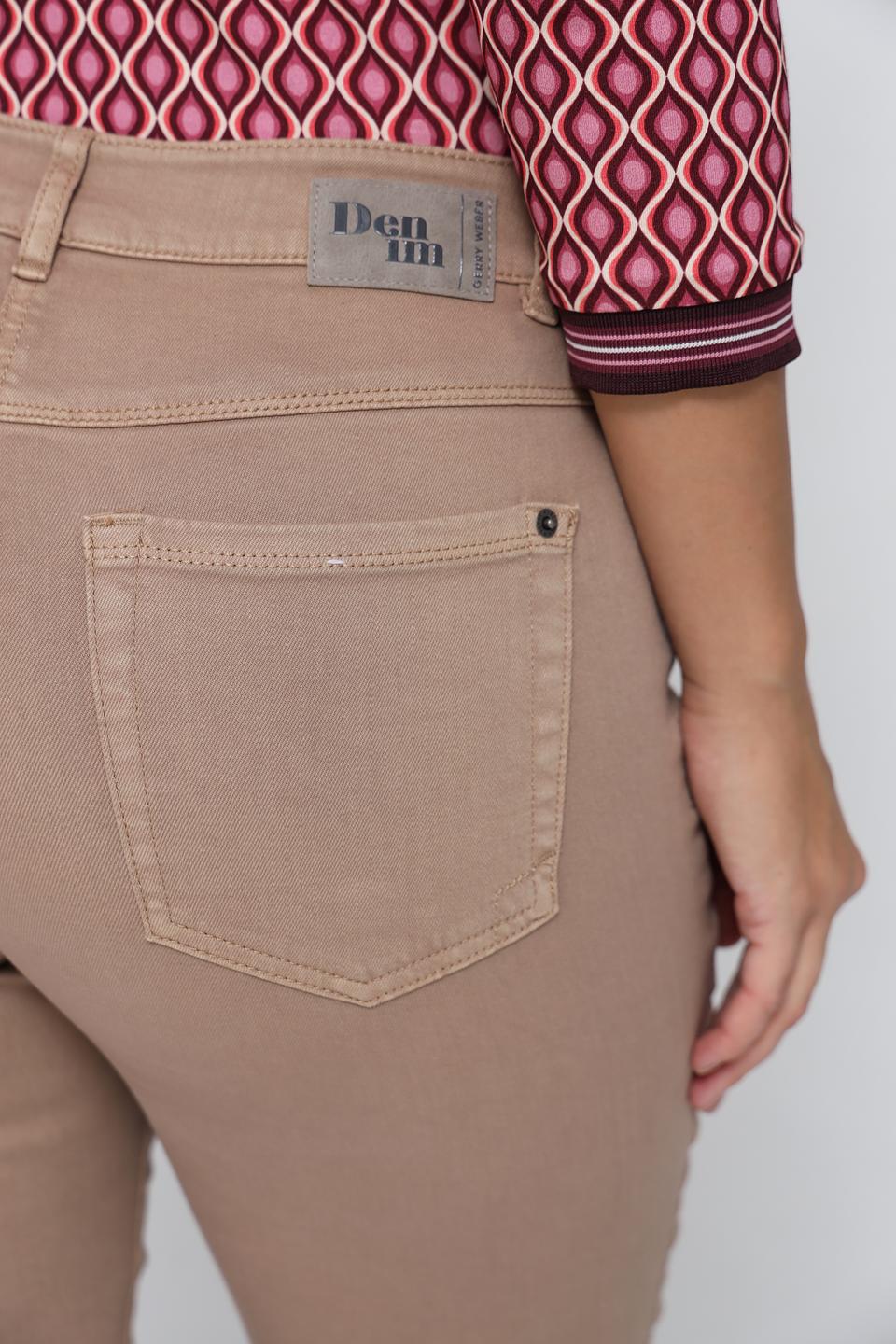 Джинсы Gerry Weber бежевые Slim Fit