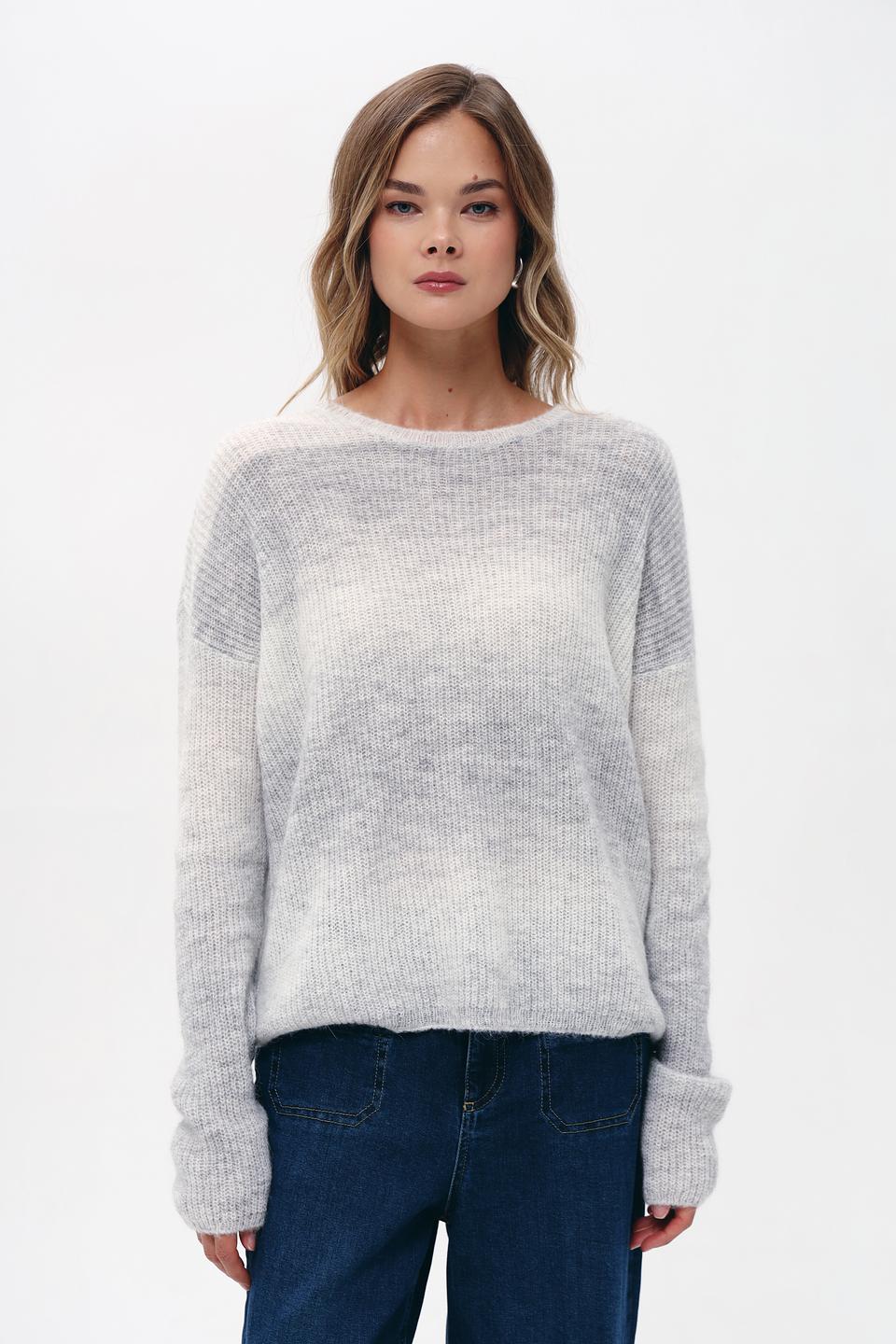 Пуловер Bugatti светло-серый